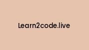 Learn2code.live Coupon Codes