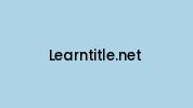 Learntitle.net Coupon Codes