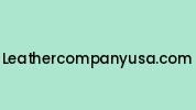 Leathercompanyusa.com Coupon Codes