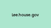 Lee.house.gov Coupon Codes