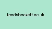 Leedsbeckett.ac.uk Coupon Codes