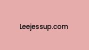 Leejessup.com Coupon Codes