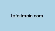 Lefaitmain.com Coupon Codes