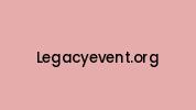 Legacyevent.org Coupon Codes