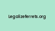 Legalizeferrets.org Coupon Codes