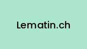 Lematin.ch Coupon Codes