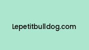 Lepetitbulldog.com Coupon Codes
