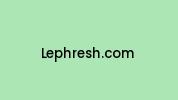 Lephresh.com Coupon Codes