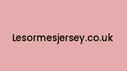 Lesormesjersey.co.uk Coupon Codes