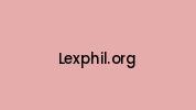 Lexphil.org Coupon Codes
