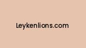 Leykenlions.com Coupon Codes