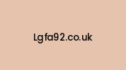 Lgfa92.co.uk Coupon Codes