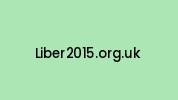 Liber2015.org.uk Coupon Codes