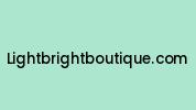 Lightbrightboutique.com Coupon Codes