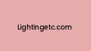 Lightingetc.com Coupon Codes