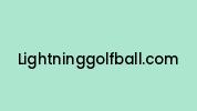 Lightninggolfball.com Coupon Codes