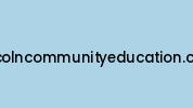 Lincolncommunityeducation.com Coupon Codes