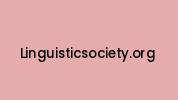 Linguisticsociety.org Coupon Codes