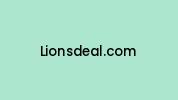 Lionsdeal.com Coupon Codes