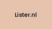 Lister.nl Coupon Codes