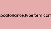 Locatorlance.typeform.com Coupon Codes