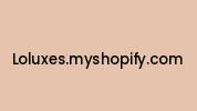 Loluxes.myshopify.com Coupon Codes
