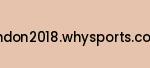 london2018.whysports.co.uk Coupon Codes