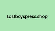 Lostboyspress.shop Coupon Codes