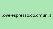 Love-espresso.co.cmun.it Coupon Codes