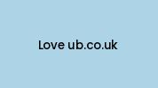 Love-ub.co.uk Coupon Codes