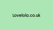 Lovelola.co.uk Coupon Codes