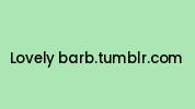 Lovely-barb.tumblr.com Coupon Codes