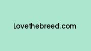 Lovethebreed.com Coupon Codes