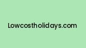 Lowcostholidays.com Coupon Codes