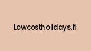 Lowcostholidays.fi Coupon Codes
