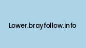 Lower.brayfollow.info Coupon Codes