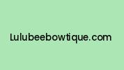 Lulubeebowtique.com Coupon Codes
