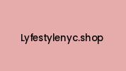 Lyfestylenyc.shop Coupon Codes