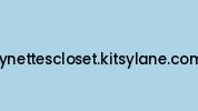 Lynettescloset.kitsylane.com Coupon Codes