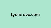 Lyons-ave.com Coupon Codes
