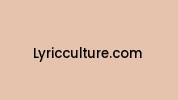 Lyricculture.com Coupon Codes