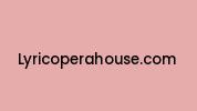 Lyricoperahouse.com Coupon Codes
