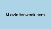 M.aviationweek.com Coupon Codes