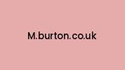 M.burton.co.uk Coupon Codes