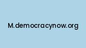 M.democracynow.org Coupon Codes