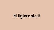 M.ilgiornale.it Coupon Codes