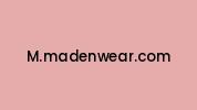 M.madenwear.com Coupon Codes