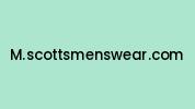 M.scottsmenswear.com Coupon Codes