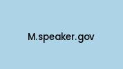 M.speaker.gov Coupon Codes