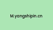 M.yangshipin.cn Coupon Codes
